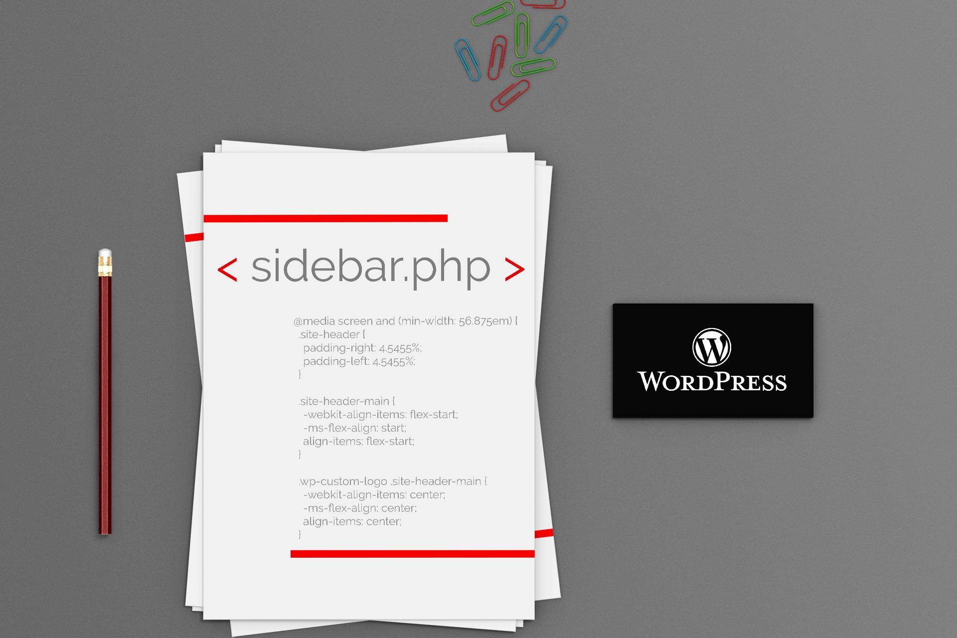WordPress でオリジナルテーマを作る【sidebar.php】編 WordPress Bookmark