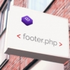footer.php w/Bootstrap