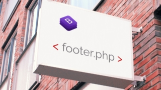 footer.php w/Bootstrap